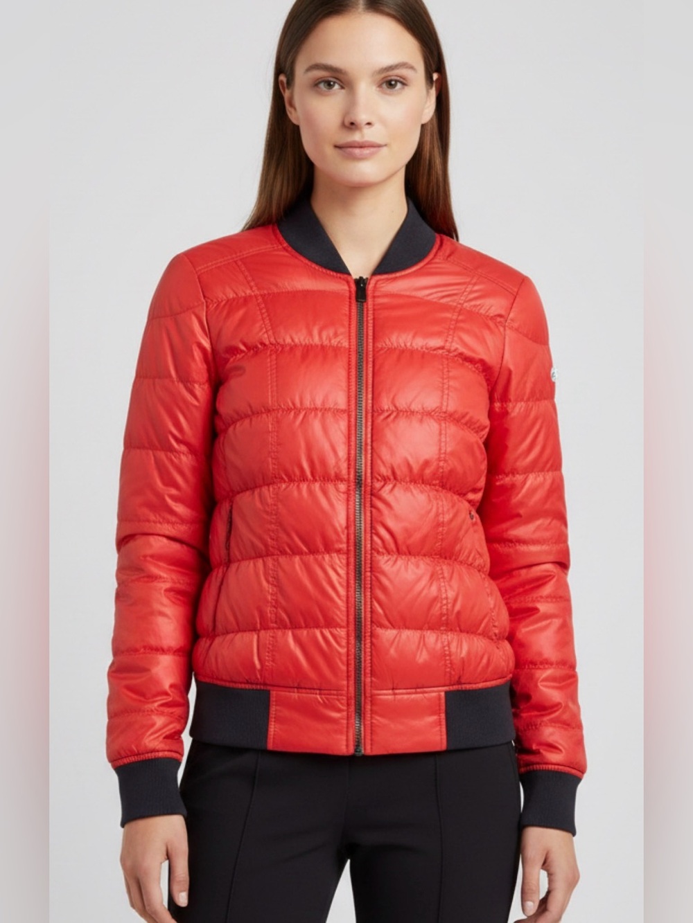Athleta- Red Lightweight Puffer Jacket
